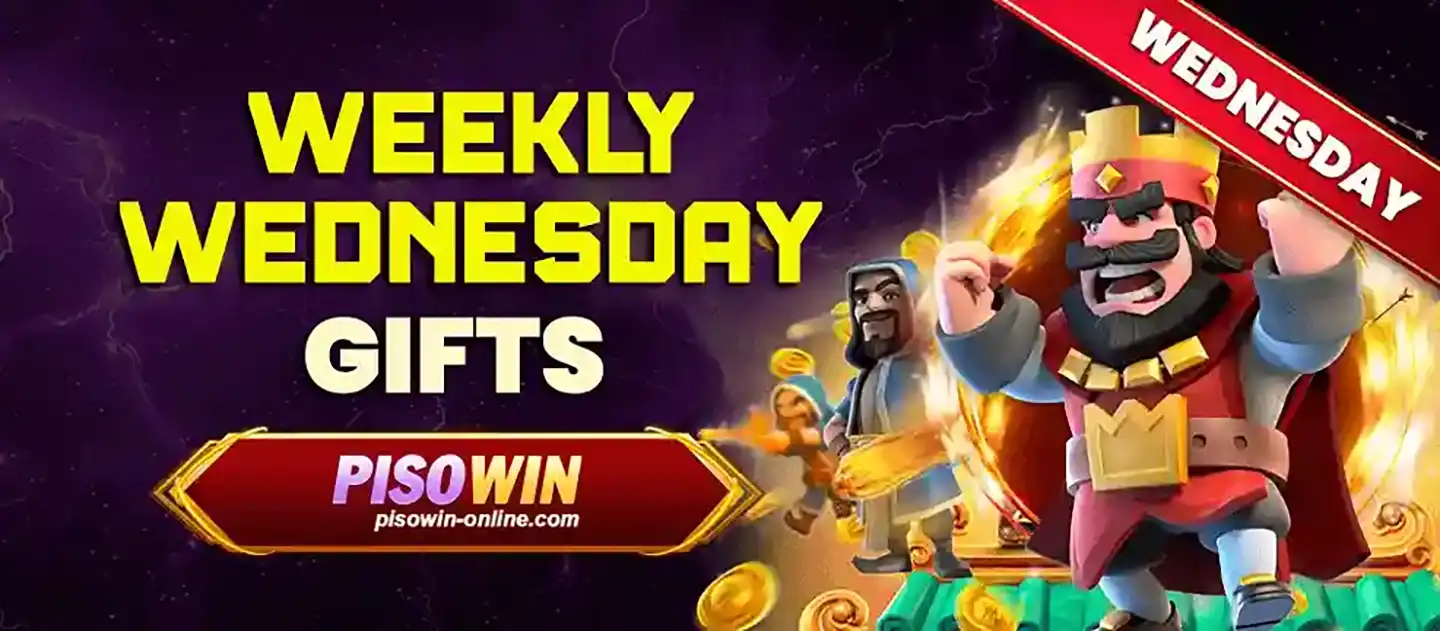 PISOWIN casino homepage banner featuring popular games, easy login and register options, and mobile app download access