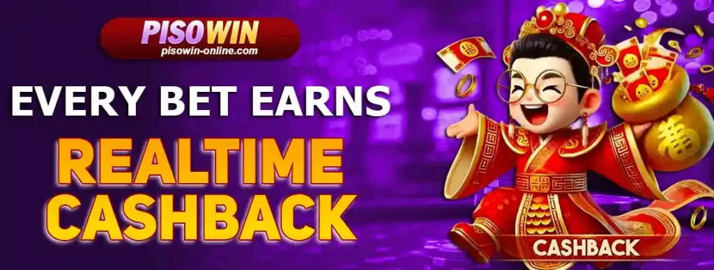 PISOWIN special promotion offering cashback and bonus rewards for active gaming members